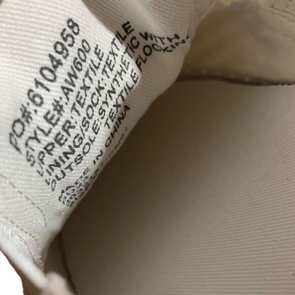 J Crew Sneakers WMNS 9 Blue Striped Canvas Road Trip Slip On White AW600 Boat - Picture 3 of 8